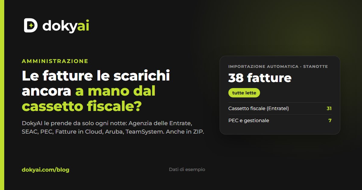 Scaricare le fatture dal cassetto fiscale: perché farlo a mano non ha più senso